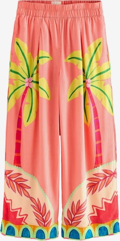 rožinė Next Plačios klešnės Kelnės: priekis