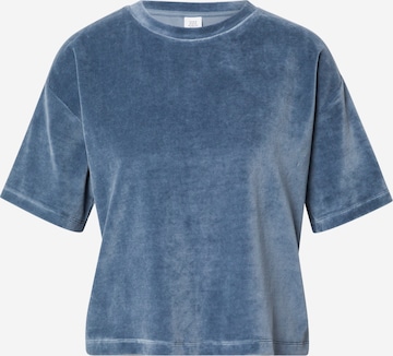 Kauf Dich Glücklich Shirt in Blue: front
