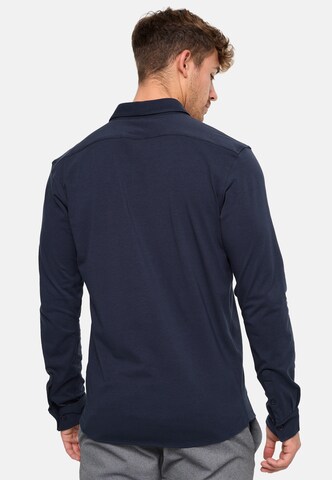 Coupe slim Chemise 'Theodore' JEFF en bleu