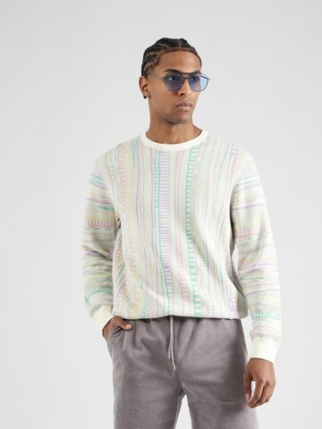 Iriedaily Regular fit Sweater 'Theodore Summer' in White: front