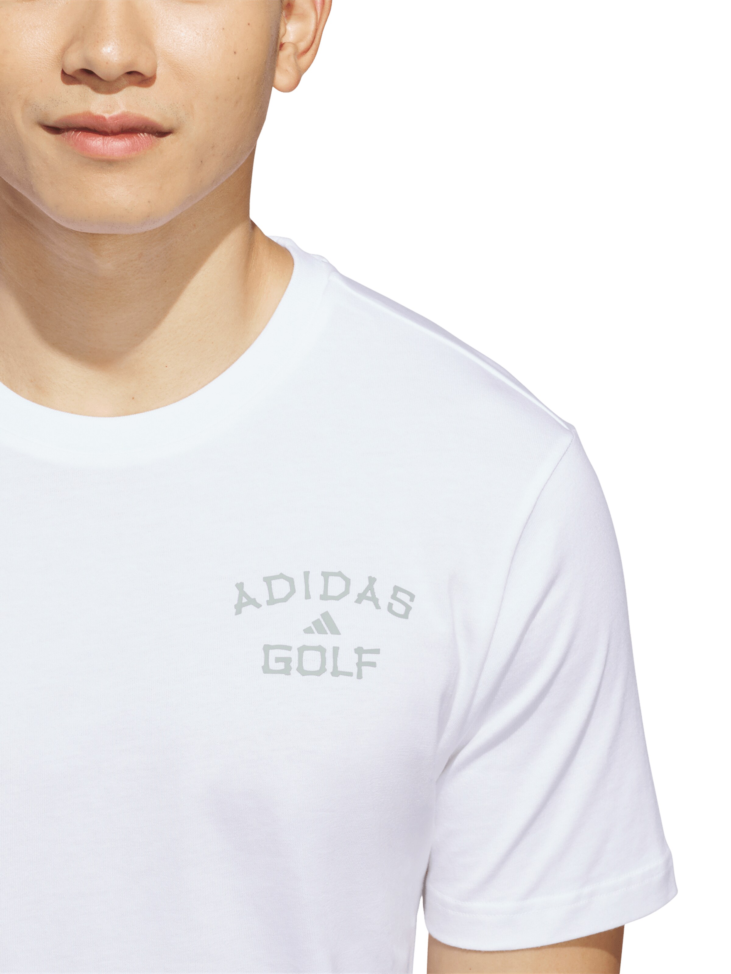 ADIDAS GOLF Performance Shirt 'Graphic' in White