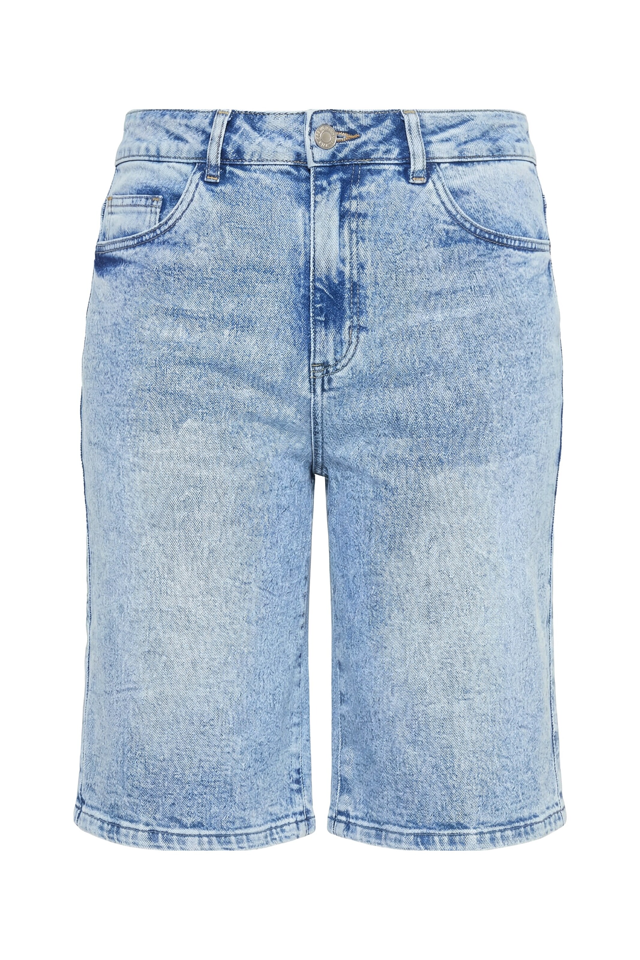 Angel of Style Wide Leg Shorts in Blau: Vorderseite