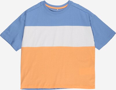 Guppy Shirt 'HANNU' in Smoke blue / Light orange / White, Item view