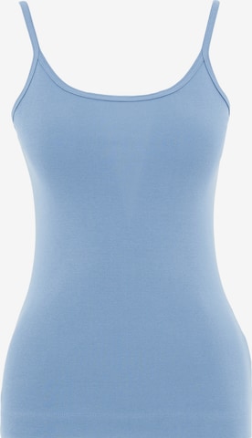 Organication Top in Blau: Vorderseite