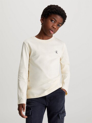 Calvin Klein Jeans Shirt in Geel: voorkant