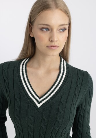 Pulover de la Felix Hardy pe verde