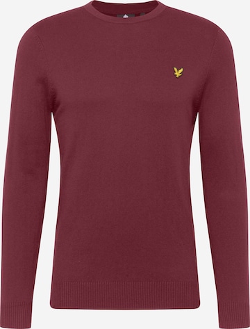Lyle & Scott Sweater in Red: front