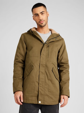 anerkjendt Between-Seasons Parka 'AKPER' in Green: front