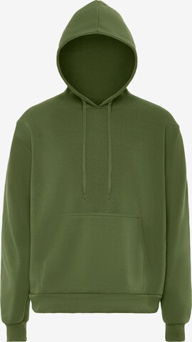 MOSweater majica - zelena boja: prednji dio