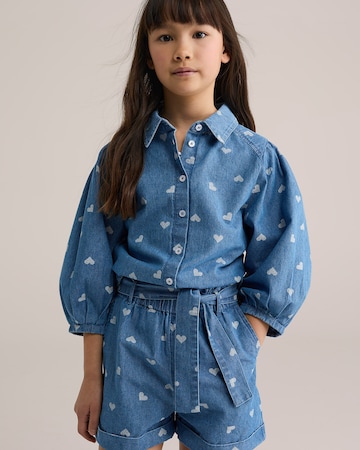 WE Fashion Regular Панталон в синьо