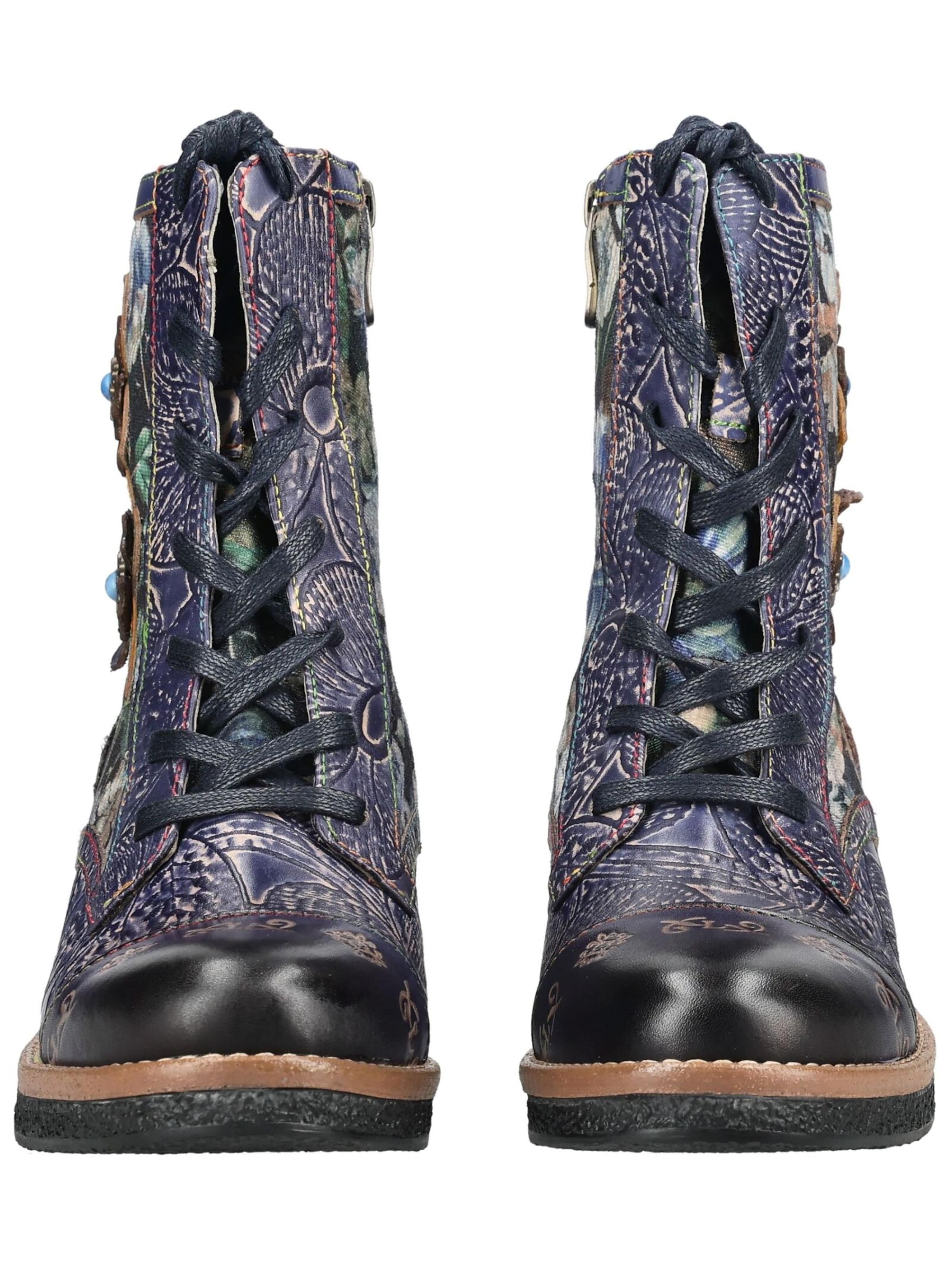 Bottines à lacets Laura Vita en violet