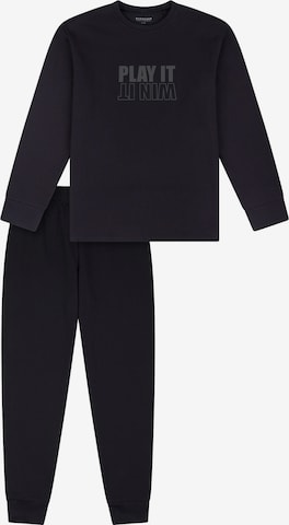 SCHIESSER Pyjama in Blau: Vorderseite