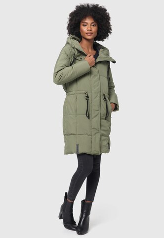 NAVAHOO Winter Coat 'Zuckertatze XIV' in Green