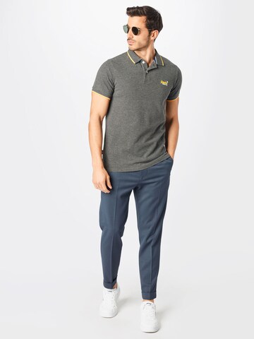 Superdry Tapered Shirt 'Poolside' in Grijs