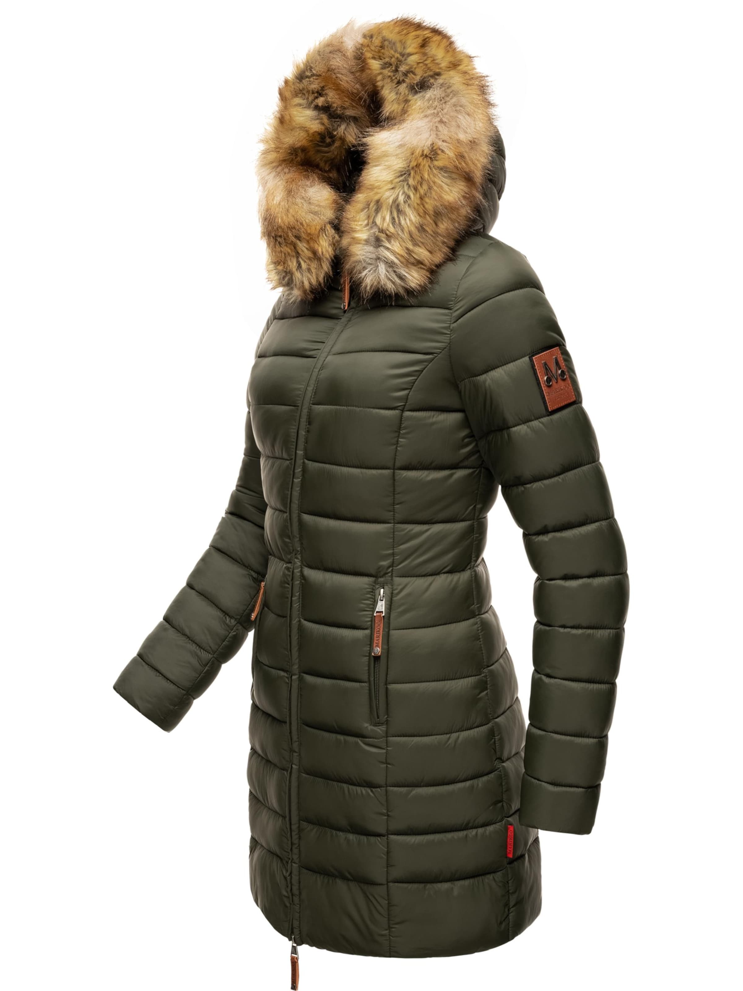 Cappotto invernale 'Rose' di MARIKOO in verde