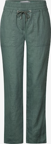 CECIL Slimfit Housut värissä vihreä: etupuoli