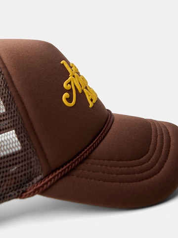 Casquette Bershka en marron