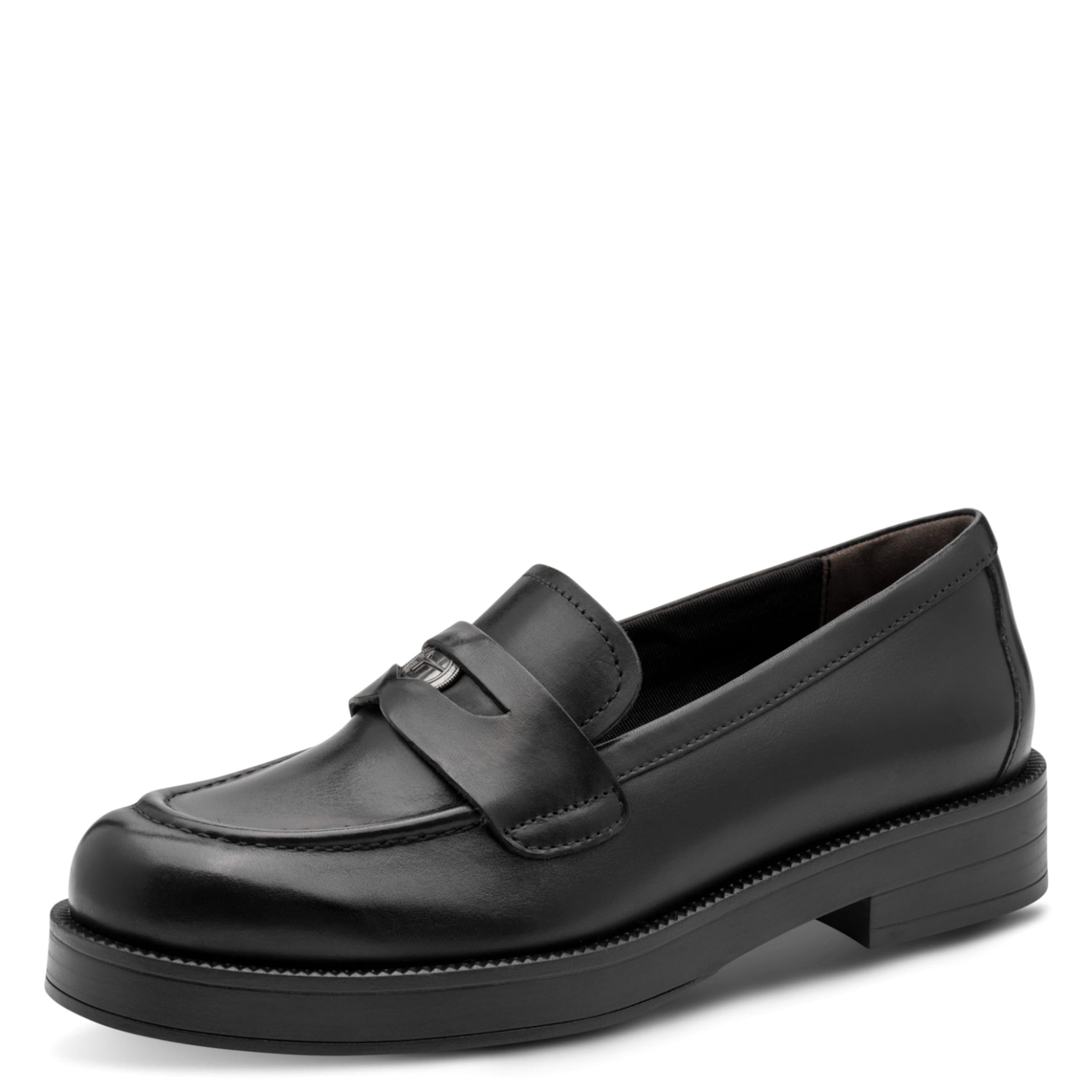 Tamaris Slip-ons in Black: front