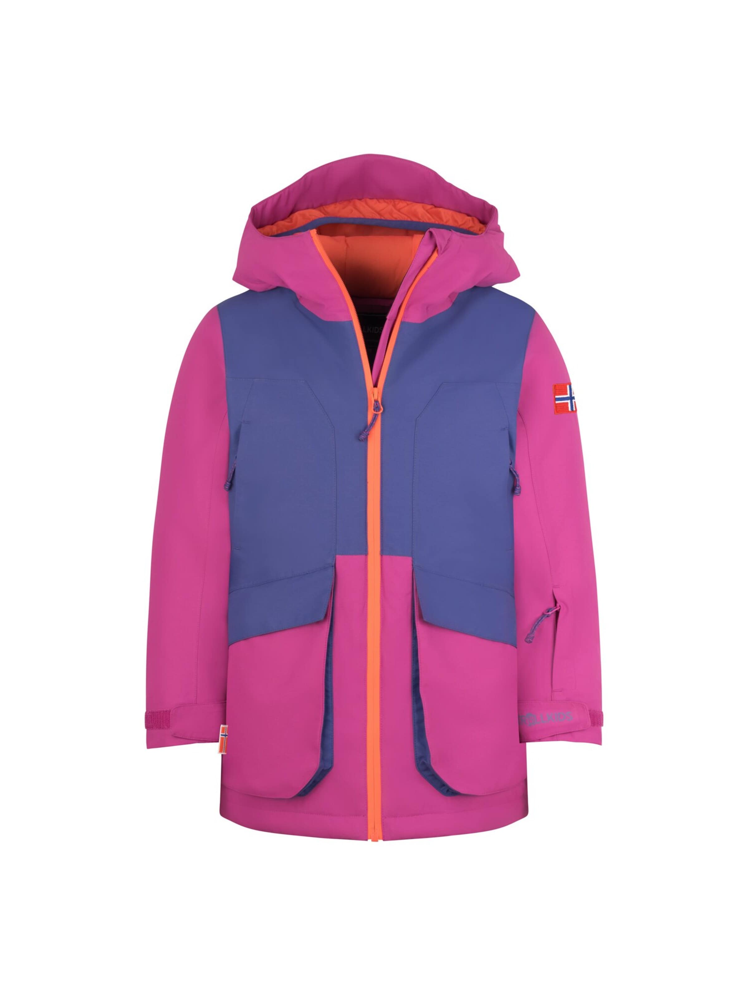 TROLLKIDS Winter Jacket in Purple: front