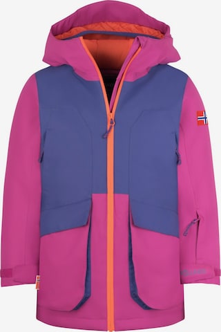TROLLKIDS Winter Jacket in Purple: front