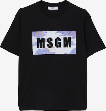 MSGM Shirt in Schwarz: Vorderseite