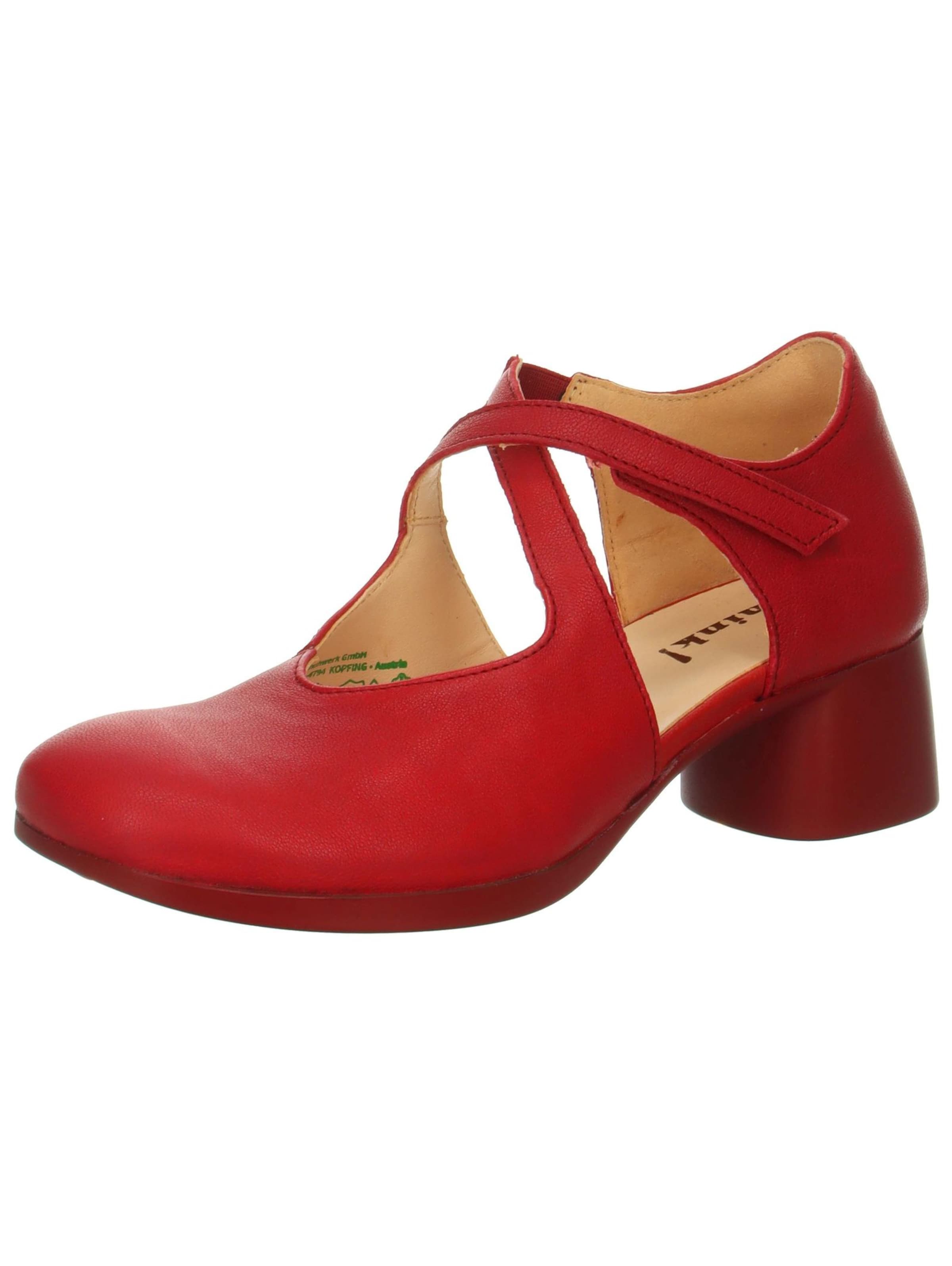 THINK! Pumps in Rood: voorkant