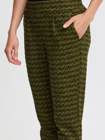 ICHI Skinny Hose in Grün