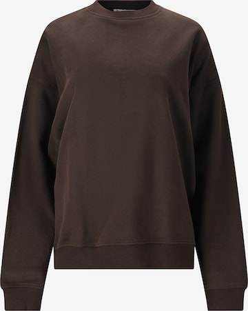 Athlecia Sportief sweatshirt 'Cabell' in Bruin: voorkant