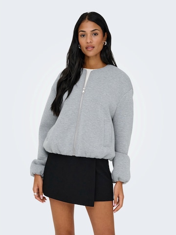 ONLY Prechodná bunda 'ONLELLIE' - Sivá: predná strana