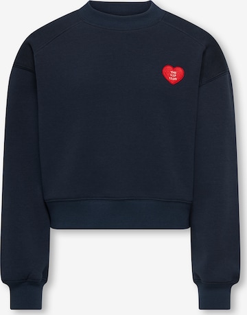 mėlyna ONLY GIRLS Megztinis be užsegimo 'KOGEVISA': priekis