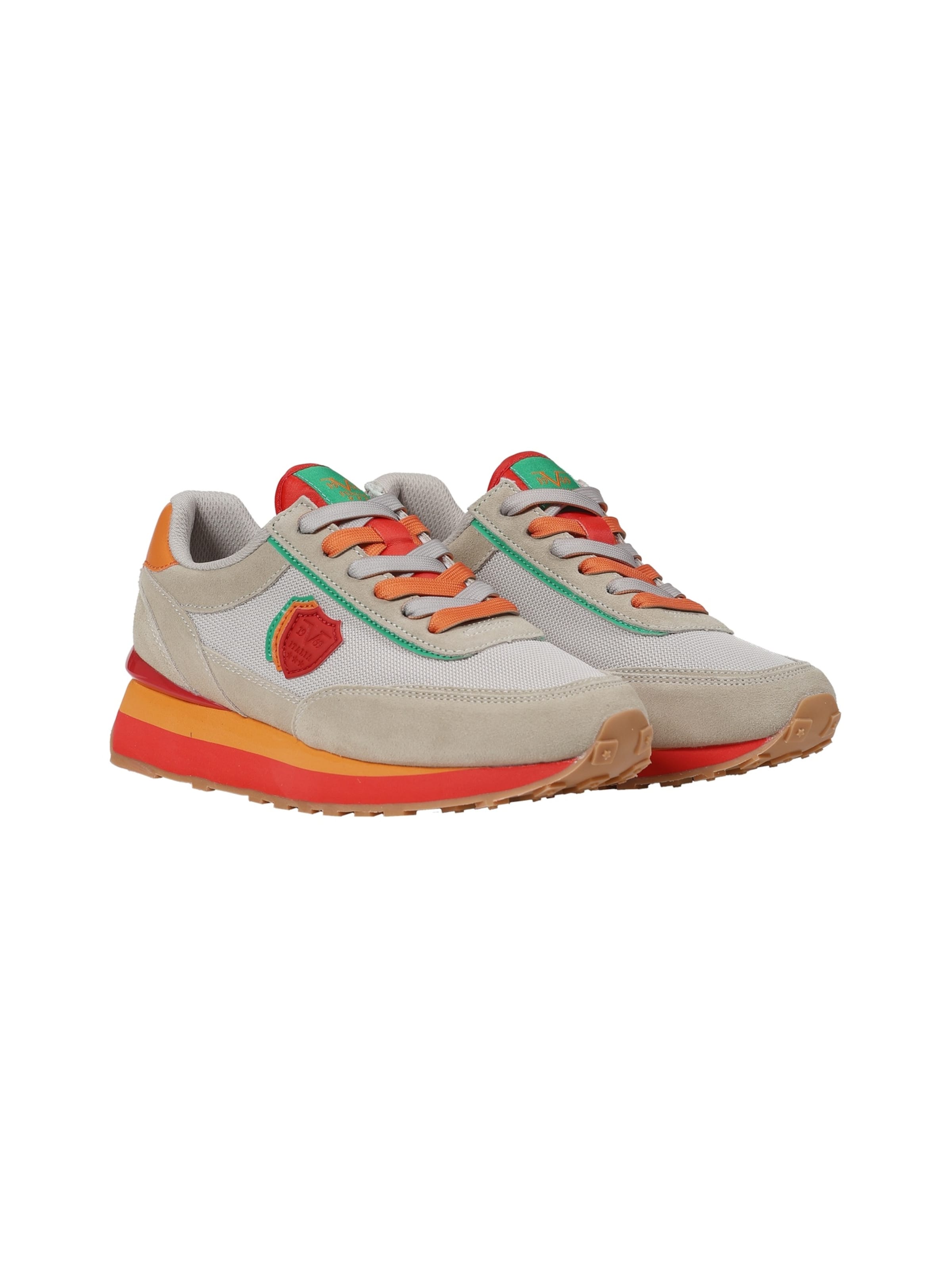19V69 ITALIA Sneakers laag 'Venezia 2.1' in Beige