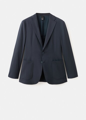 MANGO MAN Slim fit Suit Jacket 'Travel' in Blue