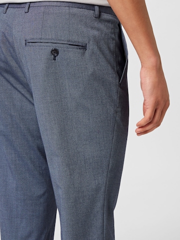 Coupe slim Pantalon 'Liam' Matinique en bleu