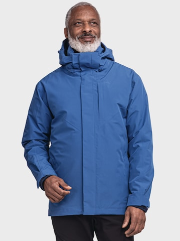 Schöffel Outdoorjas 'Tamina' in Blauw: voorkant