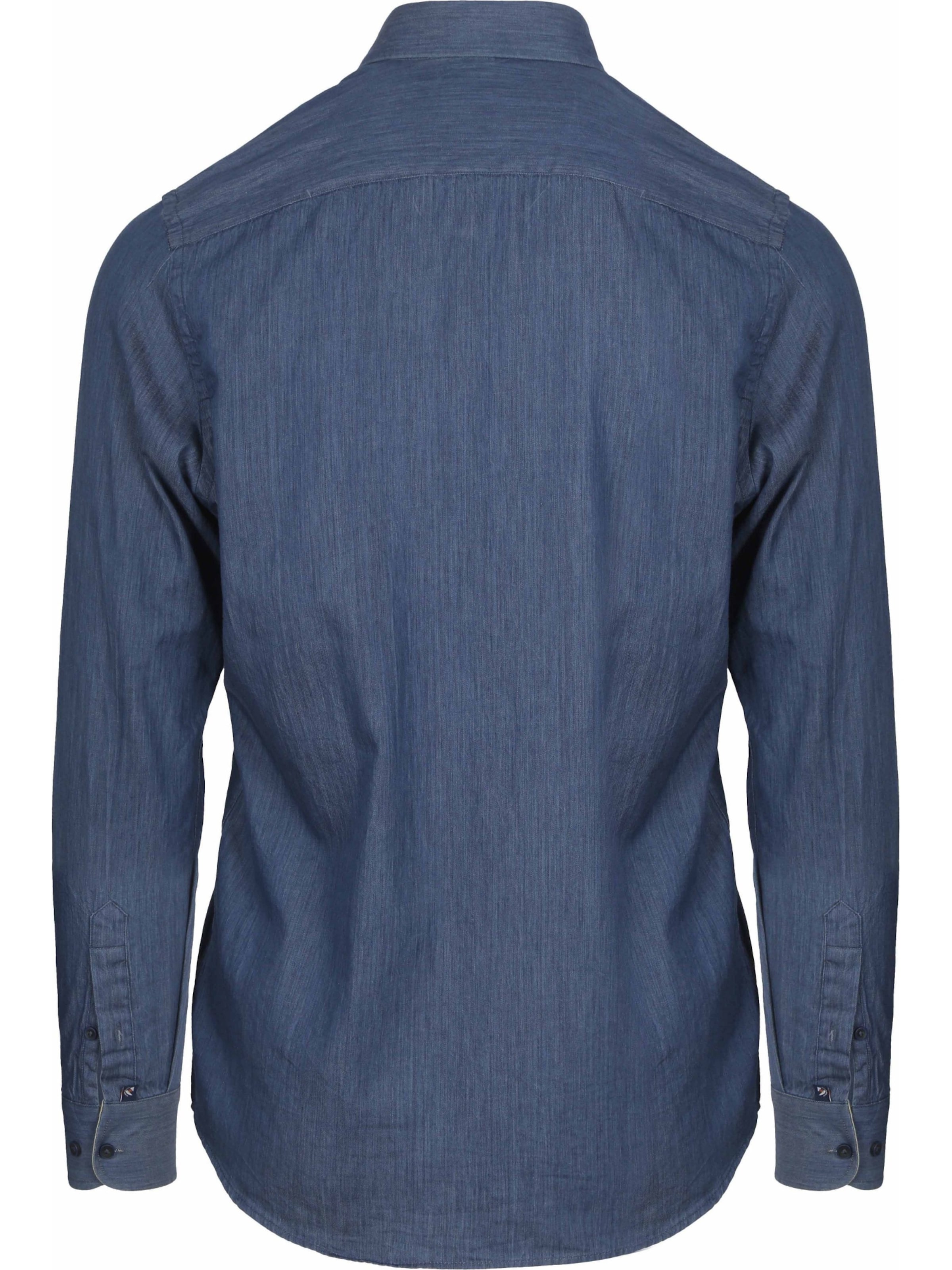 Coupe slim Chemise Suitable en bleu