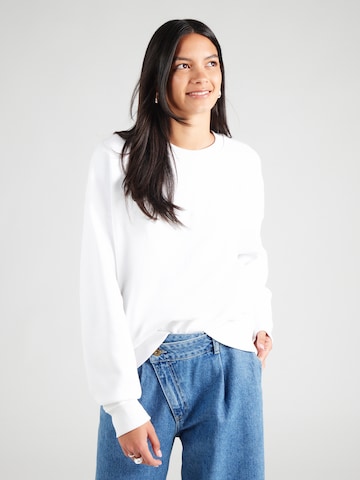 About You x Romina Palm Sweatshirt in Wit: voorkant