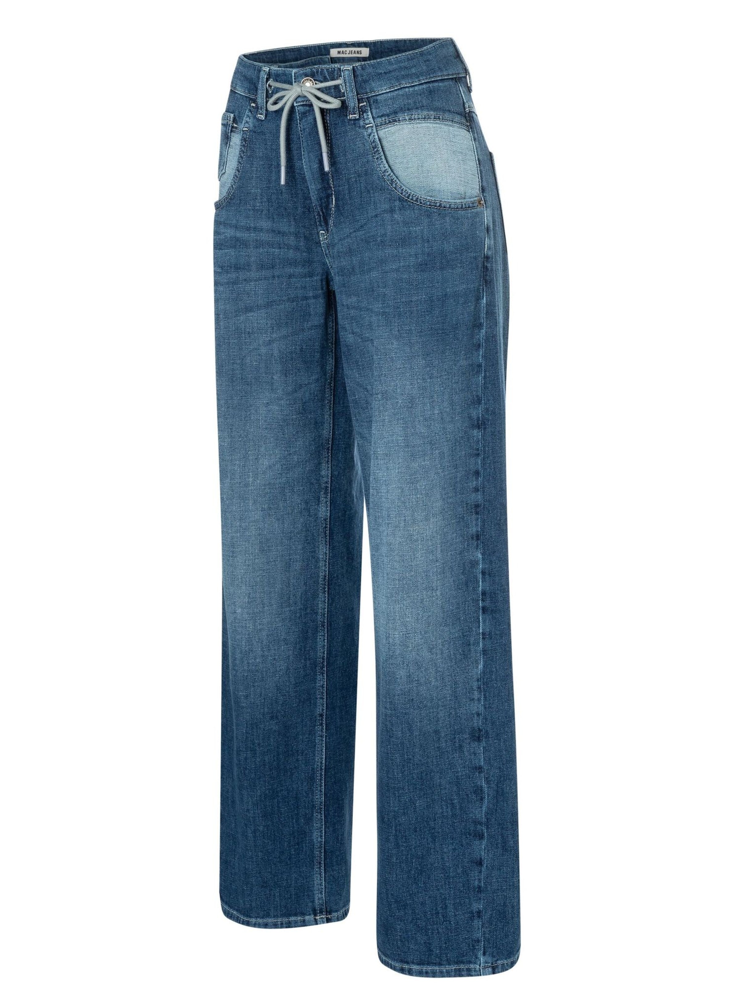 MAC Wide leg Jeans 'Milla' in Blue