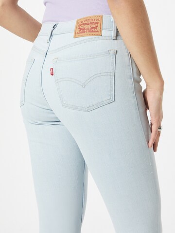 LEVI'S ® Skinny Jeansy '710 Super Skinny' w kolorze niebieski