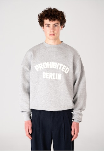 Prohibited Sweatshirt 'Berlin' in Grau