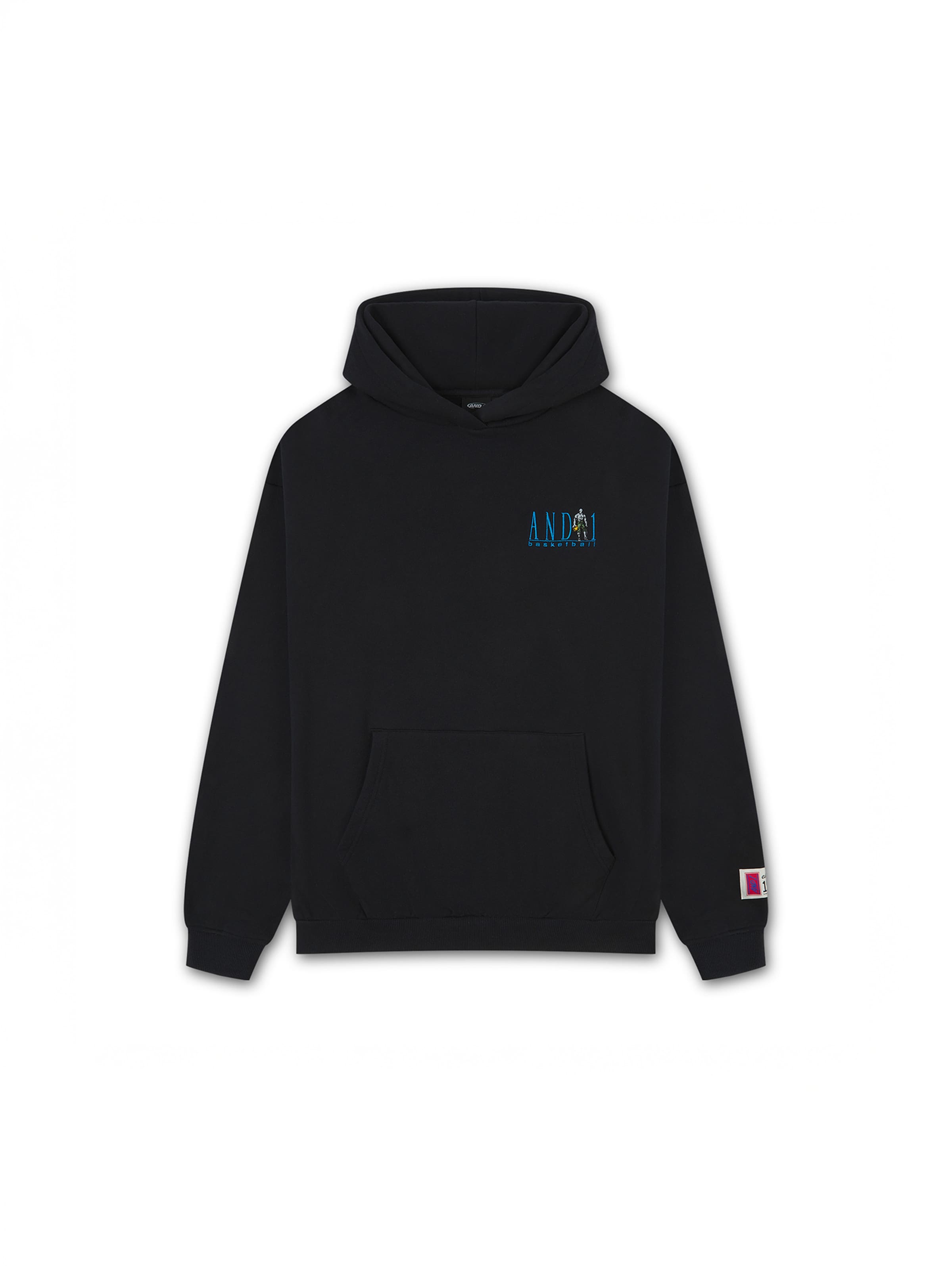 AND1 Sweatshirt 'Core Retro' i svart: framsida