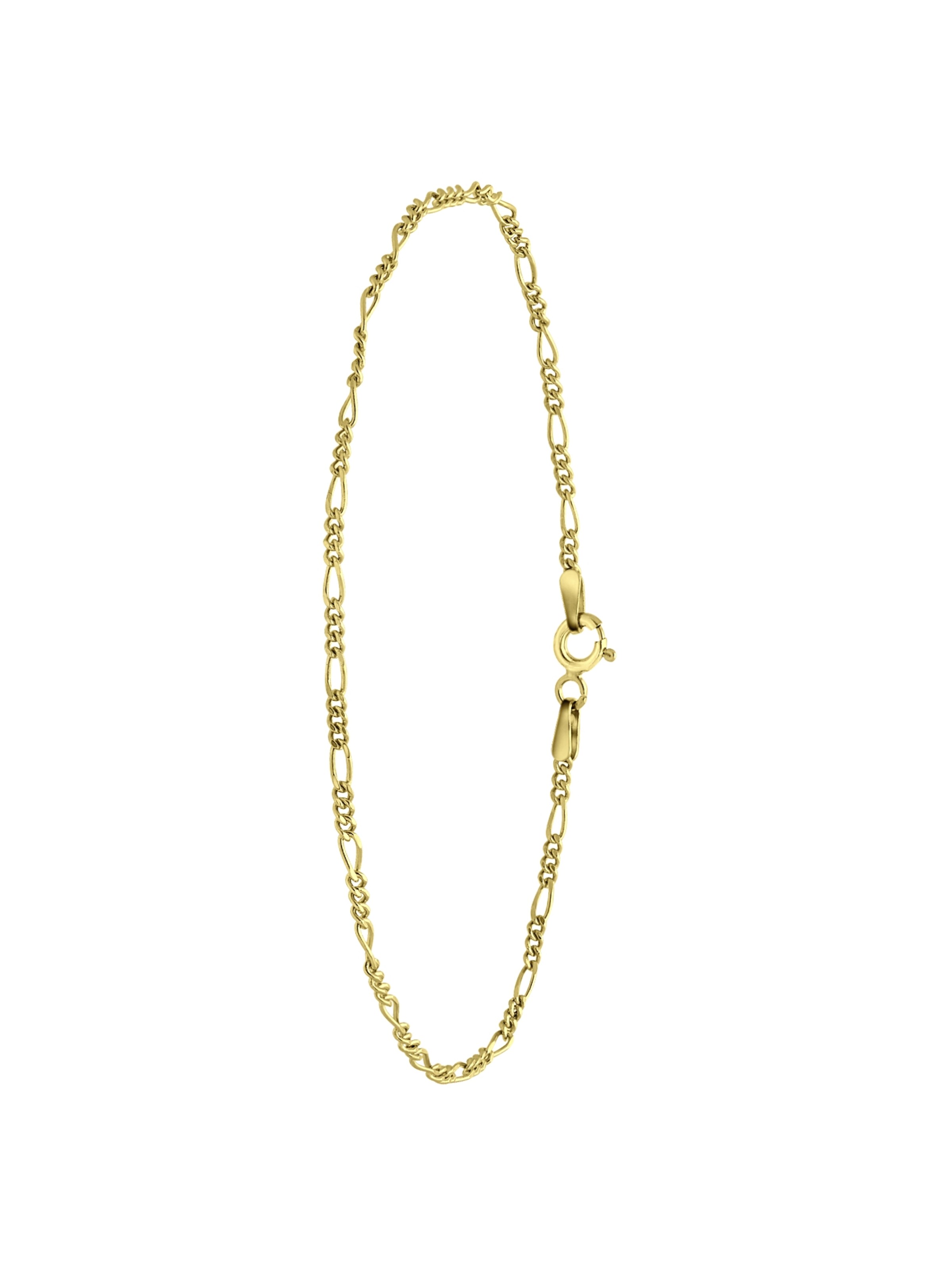 Lucardi Armband 'Basic' in Goud: voorkant