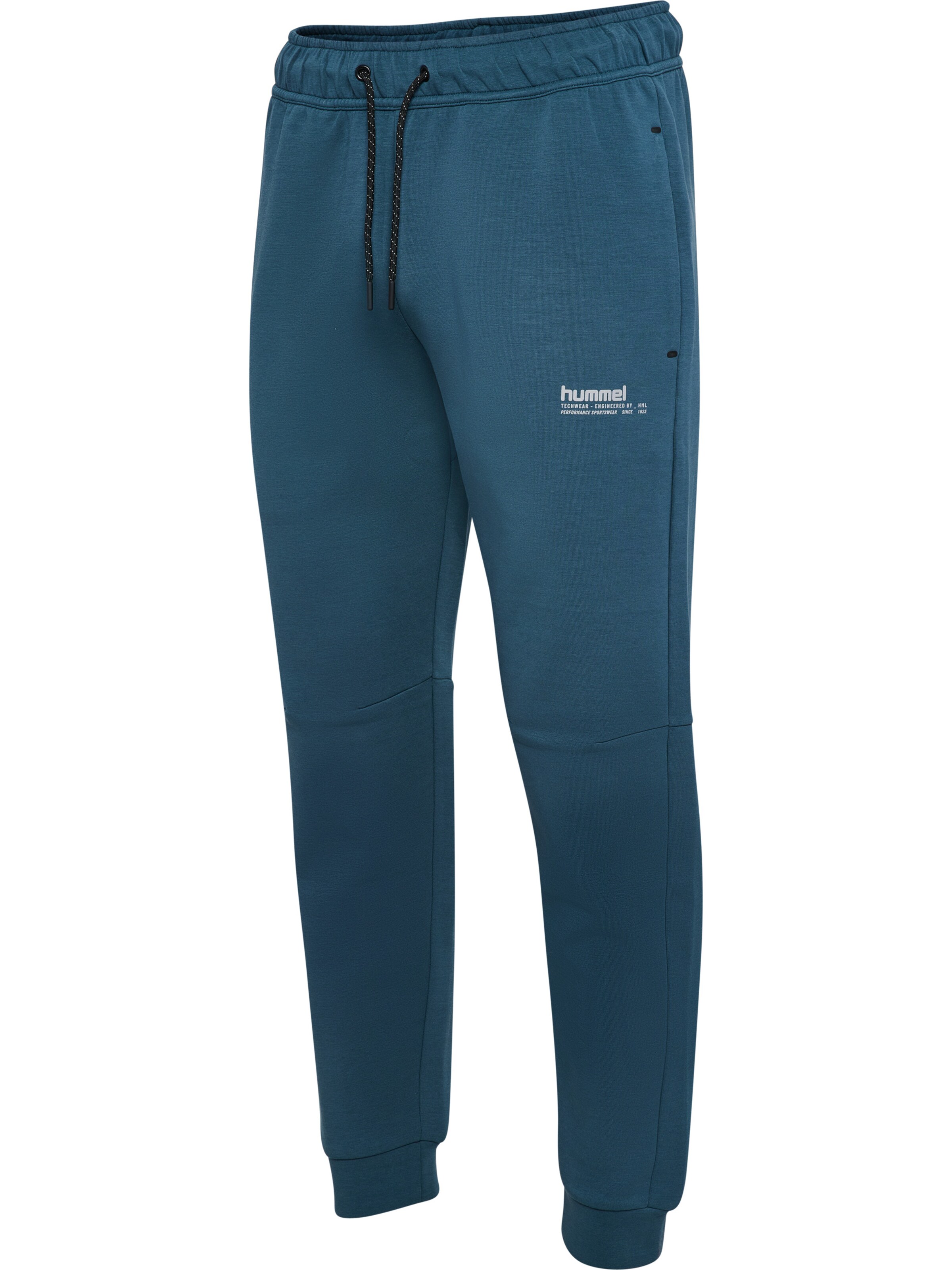 Hummel Tapered Workout Pants 'Tech Fleece' in Blue