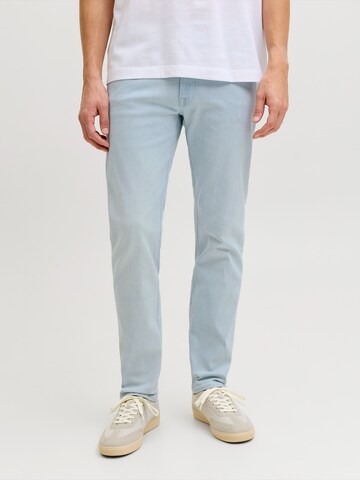 JJ Rebel Normální Džíny 'JREbadam' – modrá: přední strana