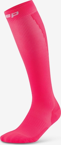 CEP Sportsocken 'Core Run Tall' in Pink: Vorderseite