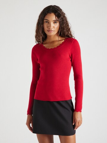 ABOUT YOU Sweater 'Elsa' in Red: front