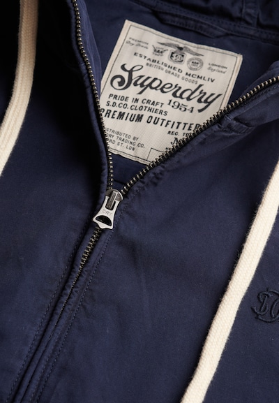 Superdry & Co Veste mi-saison en marine, Vue avec produit