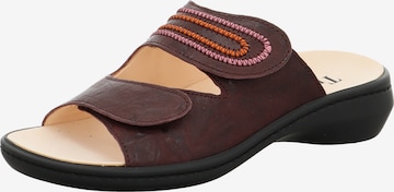 THINK! Pantolette 'CAMILLA' in Braun: Vorderseite