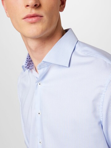 ETERNA Slim fit Zakelijk overhemd in Blauw