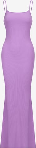 cfab (formerly creamy fabrics) Kleid 'Ribbed Cami Maxikleid' in Lila: Vorderseite