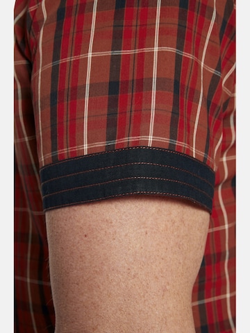 Jan Vanderstorm Comfort fit Button Up Shirt ' Emyls ' in Red